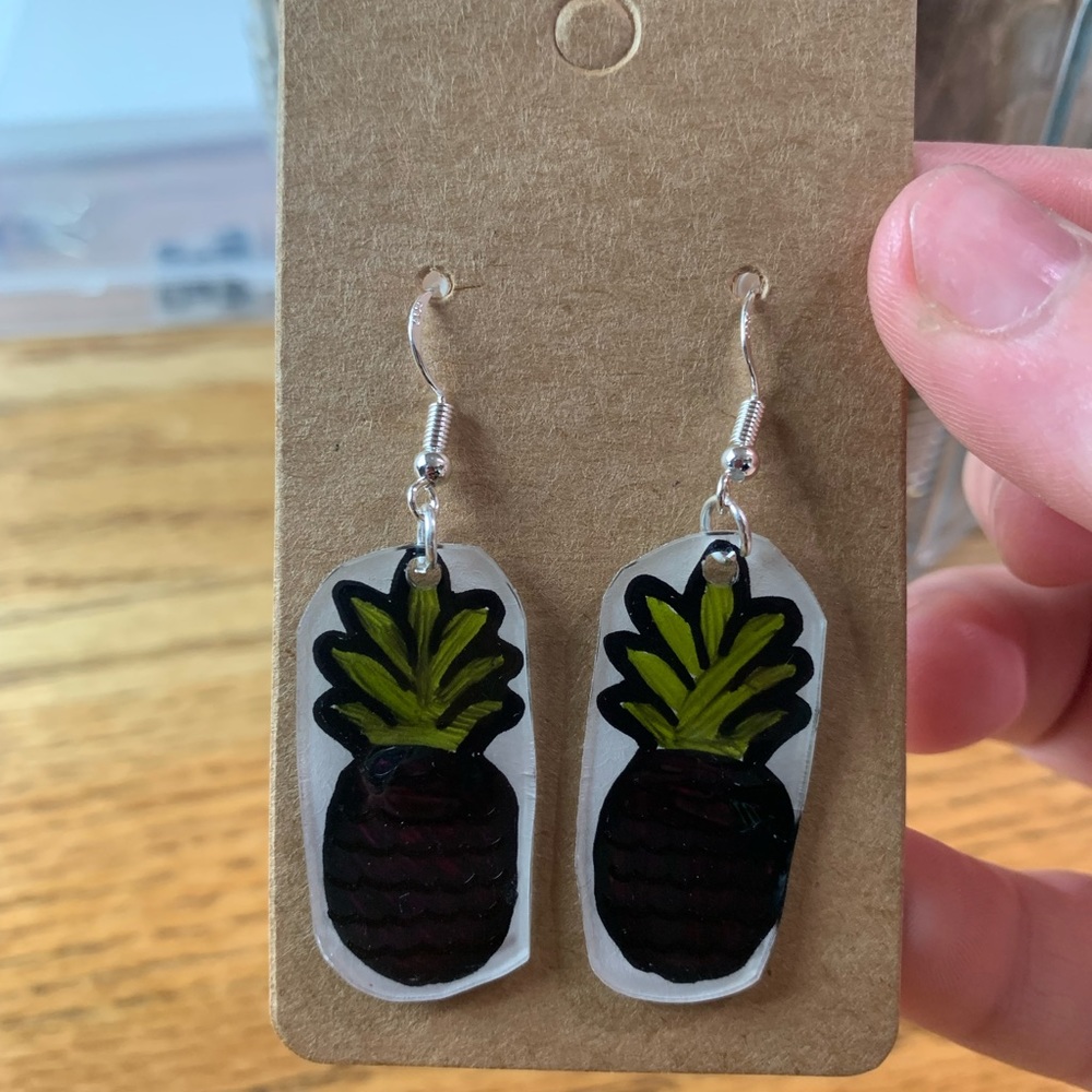 🧩3 for $30🧵HANDMADE Pineapple Earrings🧵
